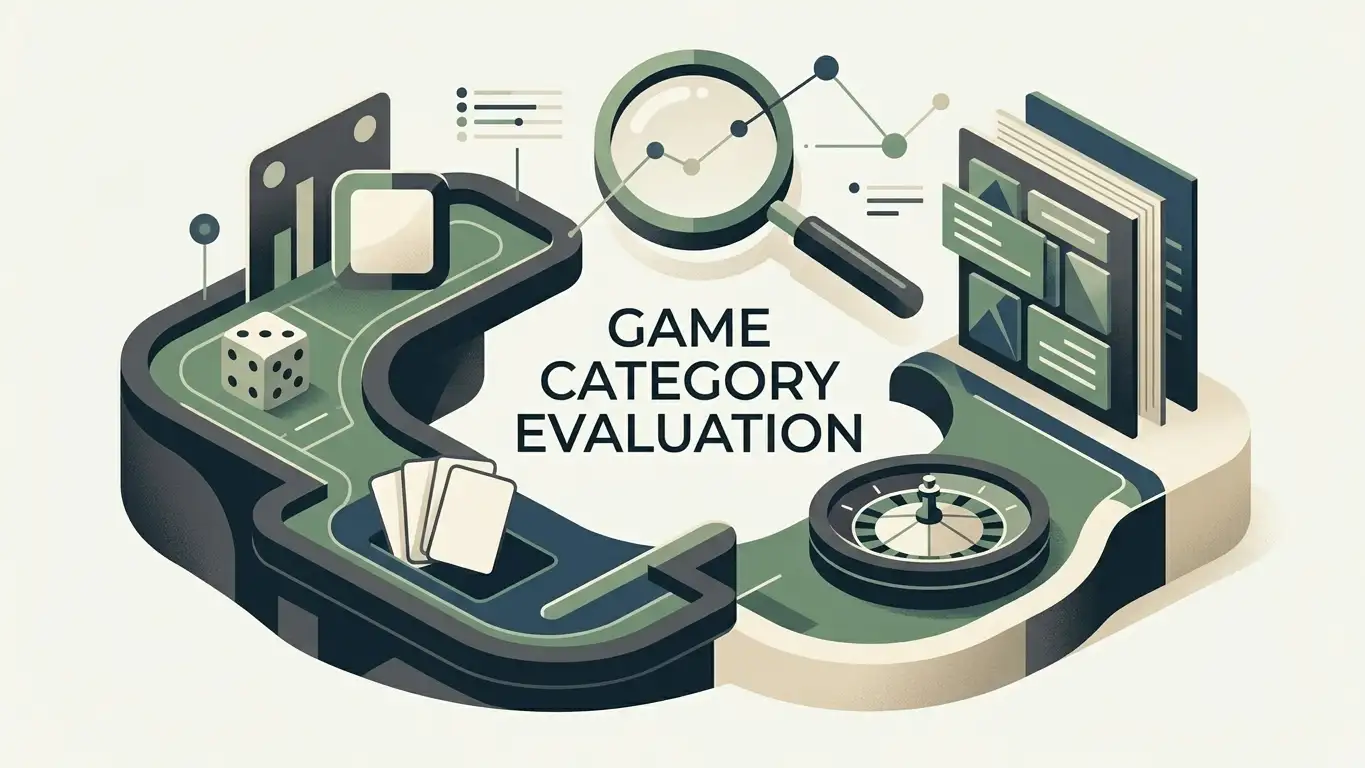 Illustration of a large online casino game library